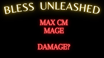 Bless Unleashed EU  Xbox - MAX CM Mage Class with Average gears xD