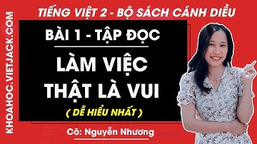 Tiếng Việt lớp 2 Cánh diều - Làm việc thật là vui - trang 5 - Bài 1 - Cô Nhương (DỄ HIỂU NHẤT)