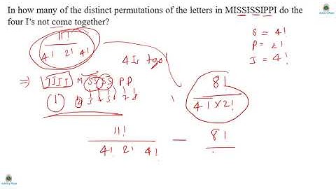 permutation and combination part 2 class 11 I basic to advance l IITJEE l KVPY I chapter 7