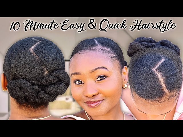 10 Minute Quick and Easy Hair Updo Tutorial | How Was Your Day?