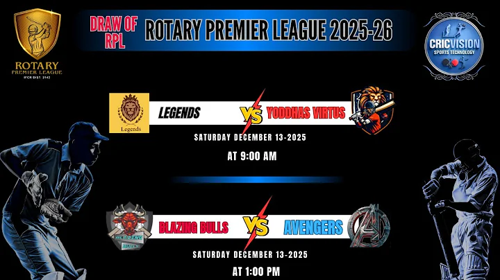 Rotary Premier League 2025-26 (DAY-5)
