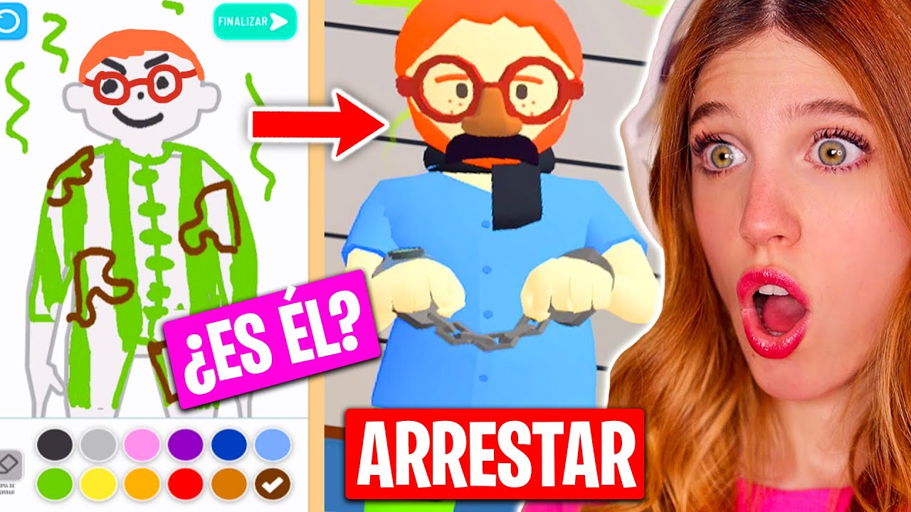 DIBUJO a los *LADRONES MÁS BUSCADOS* y LOS ENCUENTRO!! #2 👮🏼 Simulador policía en Line Up | Laia Oli