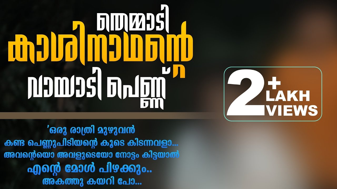 തെമ്മാടി കാശിനാഥന്റെ, വായാടി പെണ്ണ്..SHAHUL MALAYIL