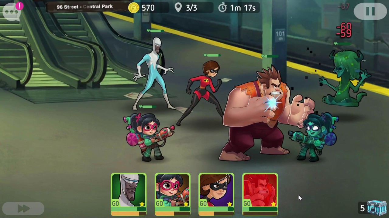 Disney Heroes: Battle Mode - Android gameplay GamePlayTV