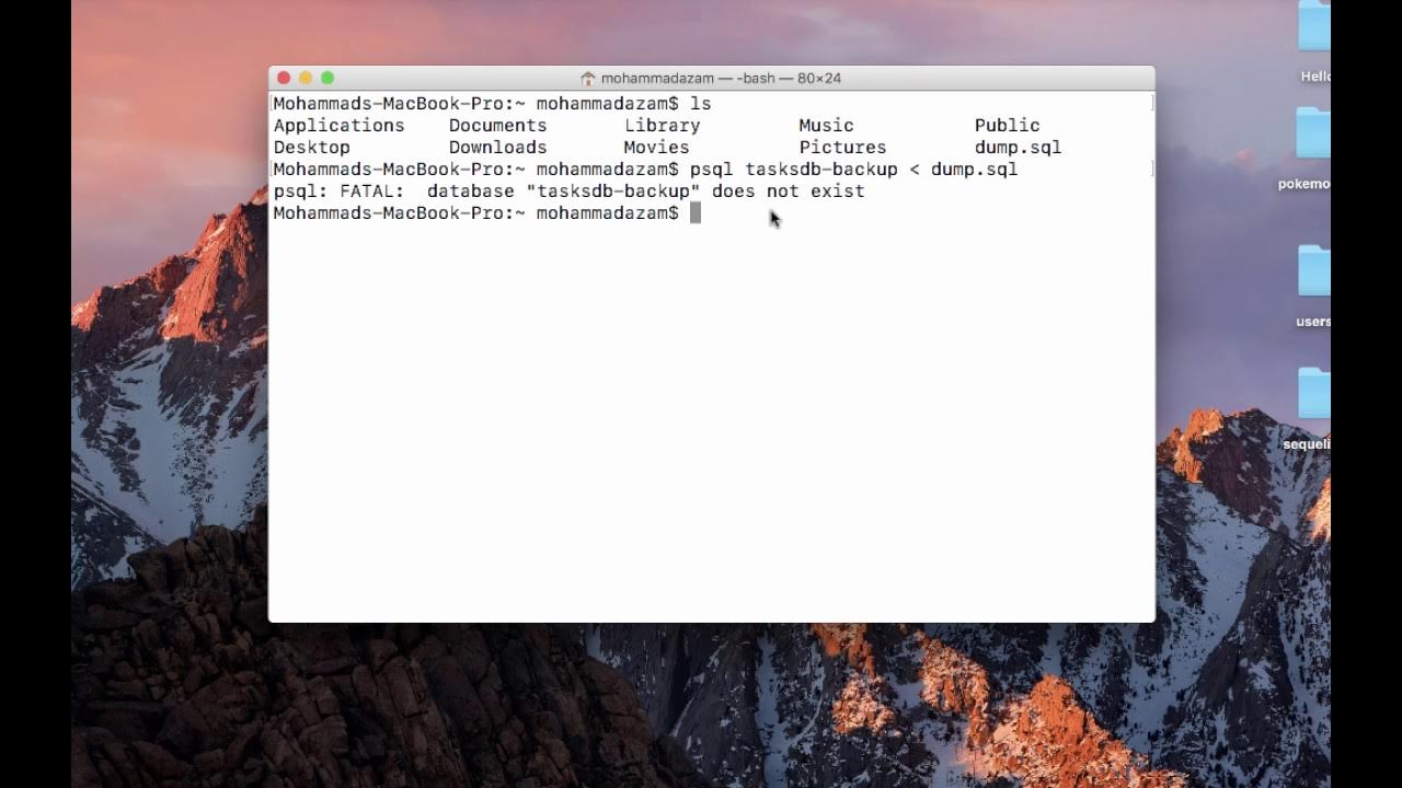 Exporting and Importing PostgreSQL Databases - YouTube
