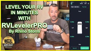 Wireless Bluetooth RV Leveling System  RVLevelerPRO By Rhino Storm  Level Your RV In Minutes
