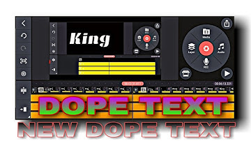 New Dope text editing Tricks for YouTube With KineMaster editing 2020