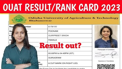 ouat result 2023 kaise dekhe | ouat result release date | ouat rank card | ouat result kab aayega
