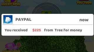 Tree for money Update What I got for hitting threshold and new user screenshot 2