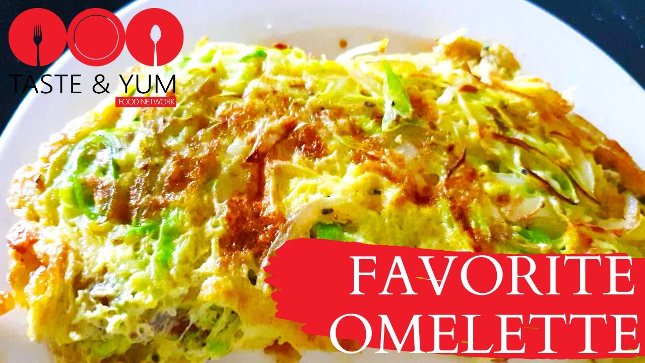 Quick and Delicious Cabbage Omelette YouTube