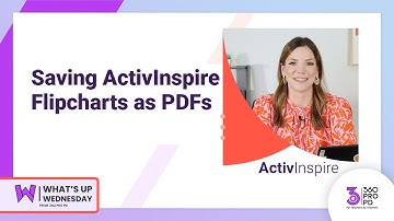 Saving Activinspire FlipCharts as PDFs