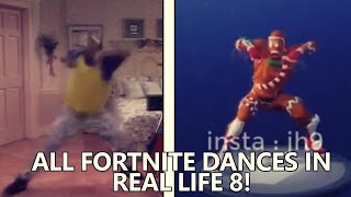 ALL FORTNITE DANCES IN REAL LIFE 8! (UNRELEASED DANCES, Rambunctious, Boogie down)