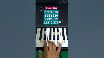 Dream Lisa Piano Easy Blackpink Pianotutorial Fyptiktok Tutorial Meme Dance 