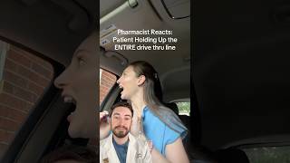 Patient HOLDS UP entire pharmacy drive thru. Pharmacist reviews drug manufacturer requests #pharmacy