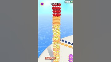 Pancake Run Part 8💯 - 🎮3D GAMES All Levels  ( IOS & Android) #Mobilegame #gameplay #shorts