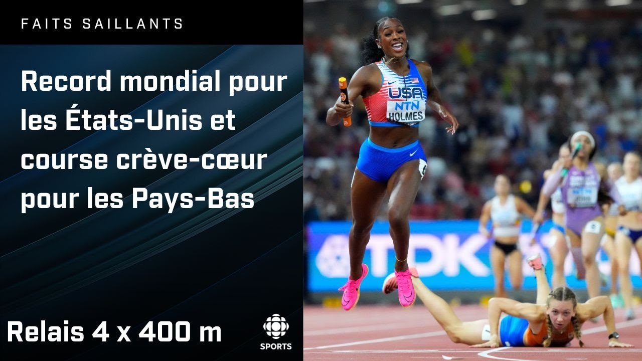 Une chute coûte le record du monde aux Pays-Bas - Relais 4 x 400 m ...