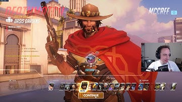 FORMER WORLD NUMBER 1 Reinforce gets lucky in McCree 1v1