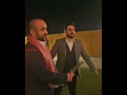 صلاح عبدالله صالح يرقص البرع في عرس شقيقة صخر