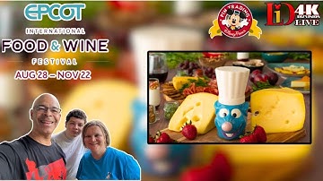 🍷 EPCOT Food & Wine Festival 2025 LIVE | Living in Diz Full Park Experience 🎶✨
