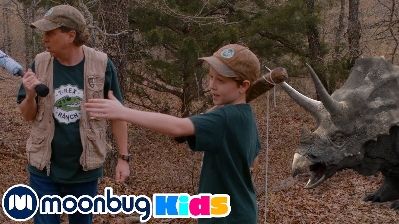 Dinosaurs and Germ at T-Rex Ranch | @TRexRanch | Dinosaur Cartoons for ...