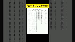 #bstc_answer_key_2026_jari 2nd शिफ्ट|| bstc official ans key jari// bstc cut off jari