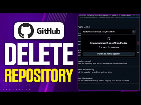 How To Delete Repository On GitHub (2026 Updated Tutorial)