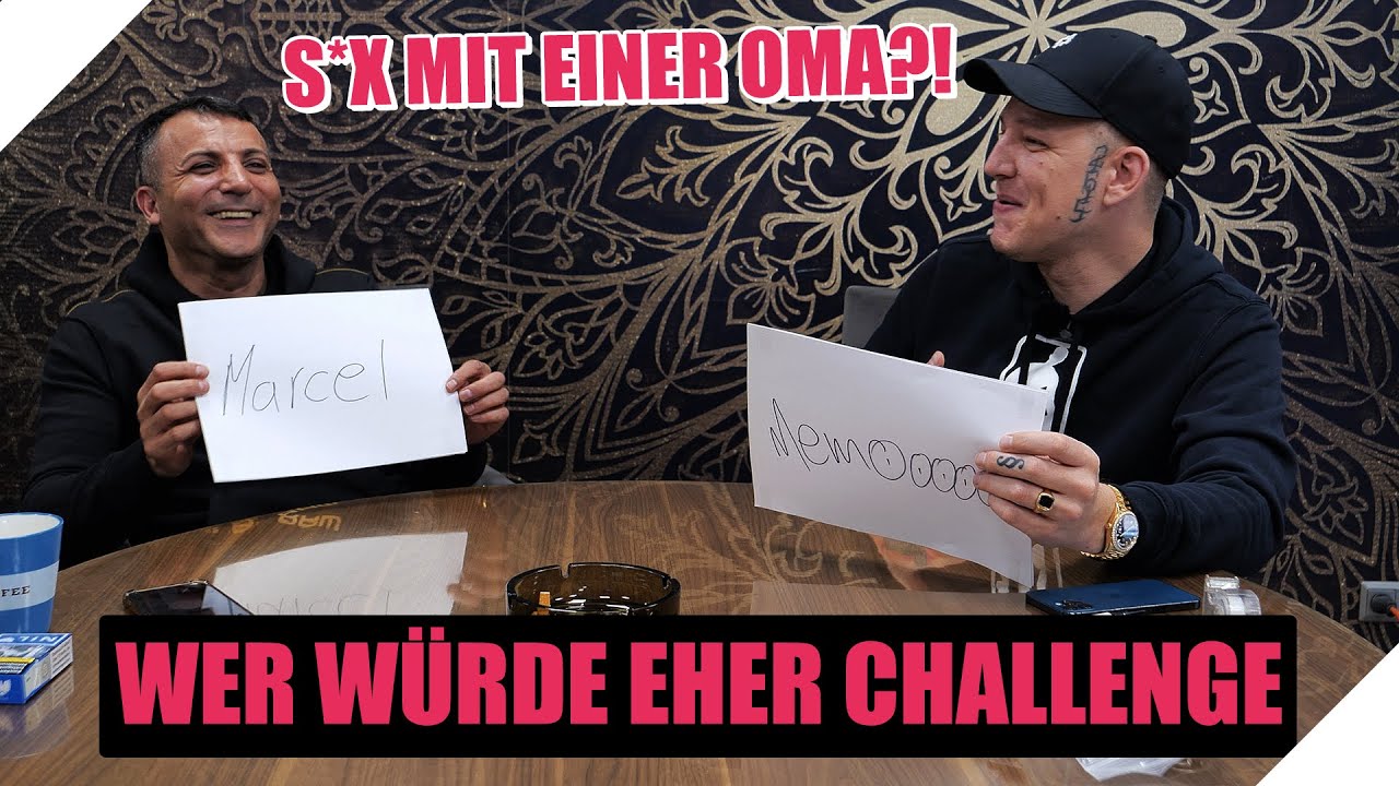 WER WÜRDE EHER CHALLENGE mit Monte 😂 │ S*x mit einer Oma? │ UiiiMemo
