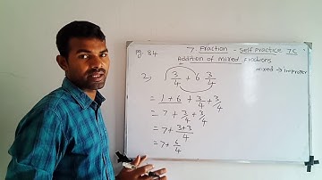 Fractions - Self Practice 7C