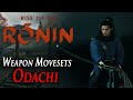 Rise of the Ronin - Weapon movesets (Odachi)