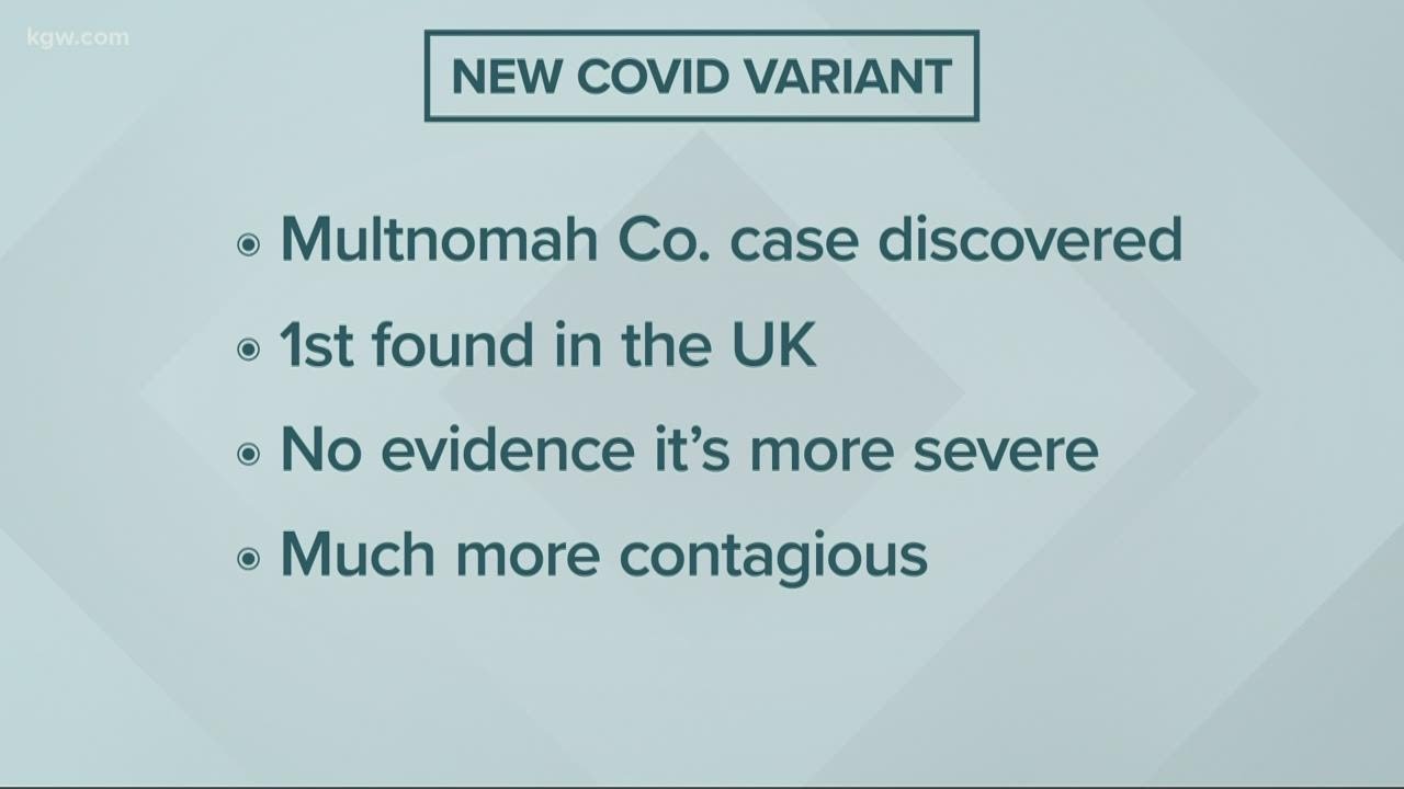 Oregon detects 1st case of COVID-19 variant discovered in the UK - YouTube