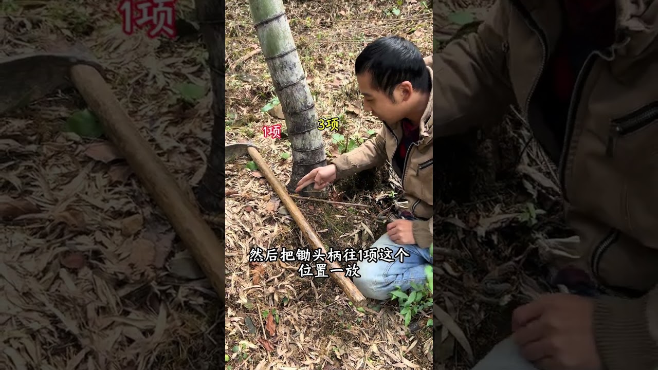 In the case of a curved basket how to identify the bamboo basket and find the bamboo whip