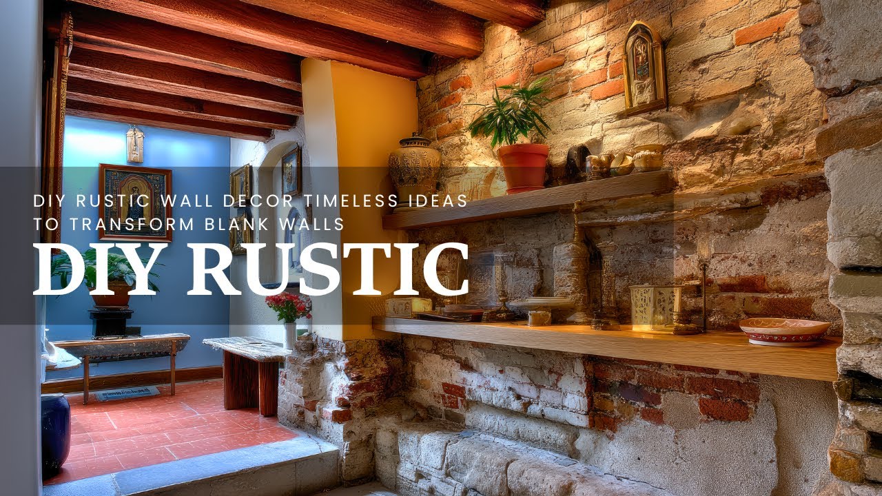 Декор стен в деревенском стиле своими руками: вневременные идеи для преображения пустых стен.