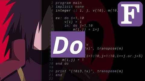 Modern Fortran #7 | Control Flow #1 | Loop DO e DO CONCURRENT