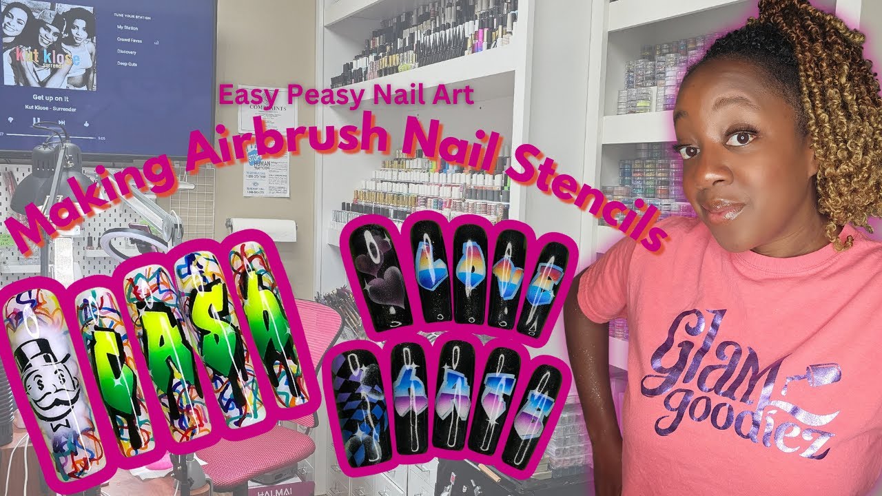 How to Make Airbrush Nail Art Stencils at Home + Design Ideas to Try