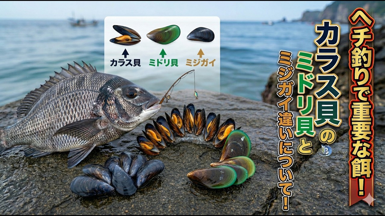Shore Fishing] Important bait for shore fishing! Differences