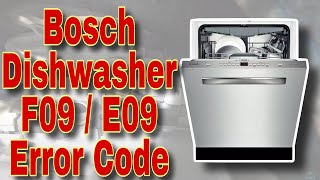 How  to Fix Bosch Dishwasher Flashing F09 Error Code | Model #SHP65TL5UC/09 by DIY Repairs Now 1,250 views 7 months ago 21 minutes