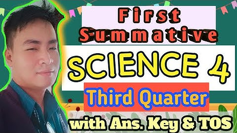 1st Summative Test in Science 4 - 3rd Quarter w/ Ans.Key and TOS