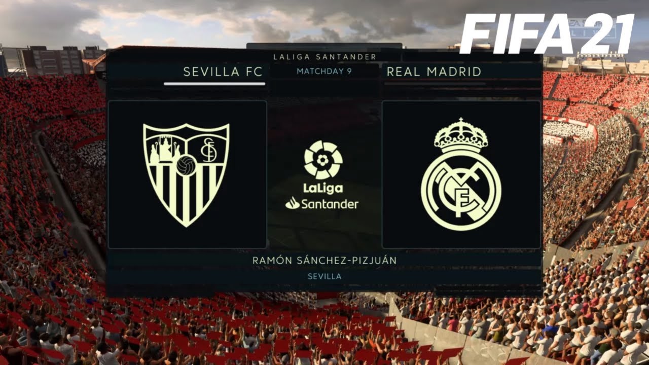 SEVILLA FC vs. REAL MADRID LA LIGA SANTANDER FIFA 21 (FULL GAMEPLAY) YouTube SEVILLA FC vs. REAL MADRID LA LIGA SANTANDER FIFA 21 (FULL GAMEPLAY) YouTube