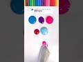 Colour mixing | How to mix colour#colormixing #paintmixing  #satisfyingart