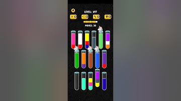 Map 697 Solution||Color Water Sort 3D!