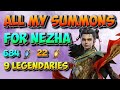 All my Summons for Nezha &amp; Numera Banner | One of my luckier Sessions | Watcher Of Realms