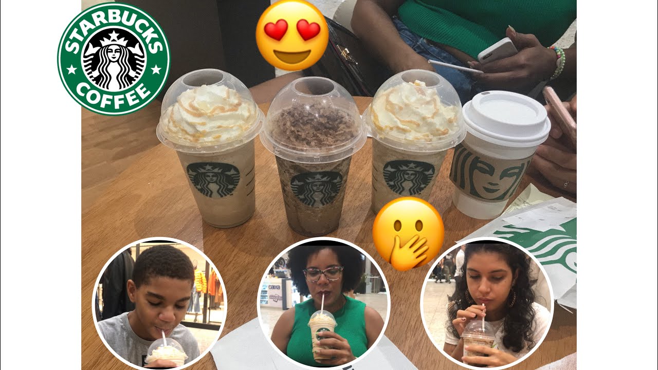 Tomando starbucks pela primeira vez (VEJAM A REAÇÃO DELES ) - YouTube