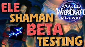 Ele Shaman - M+ Build Testing [FIRE WINGER & STORM] - Midnight Beta | World of Warcraft