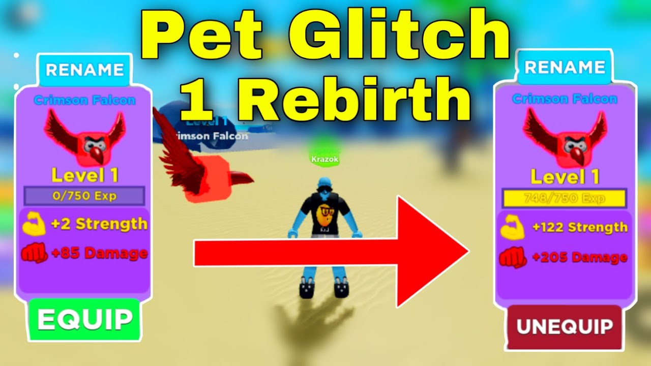 fastest way to get glitch pet in muscle legends｜TikTok Search