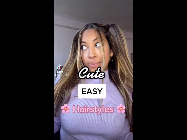 Cute Easy Hairstyles #hairtutorial #beautytips #hairstyle