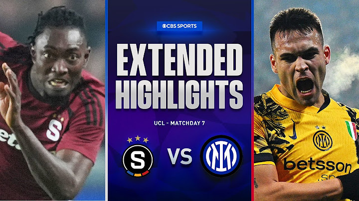 Sparta Praha vs. Inter: Extended Highlights | UCL League Phase MD 7 | CBS Sports Golazo