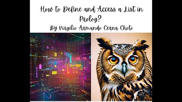 How to Define and Access a List in Prolog? #prolog #programming #computerscience