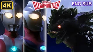 (4K) Ultraman & Ultraman Tiga Vs Yanakargie [ENG SUB]