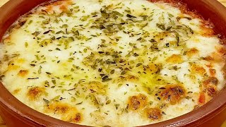 Provolone al horno. Rápida y fácil.