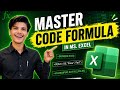 Master Excel Formulas Like a Pro 💻 | Complete Code Formula Tutorial in English 